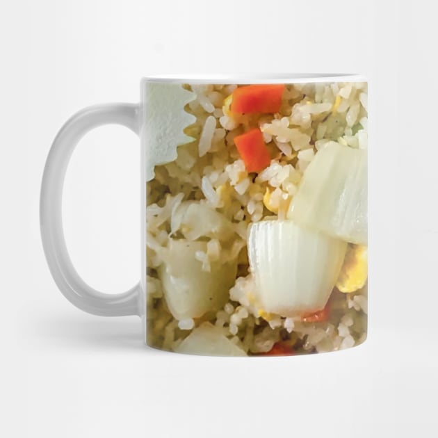 Fried rice textured background by FOGSJ